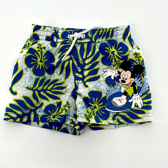 Disney Baby Mickey Mouse Surfing Swim trunks - 6 Months - Picture 1 of 4